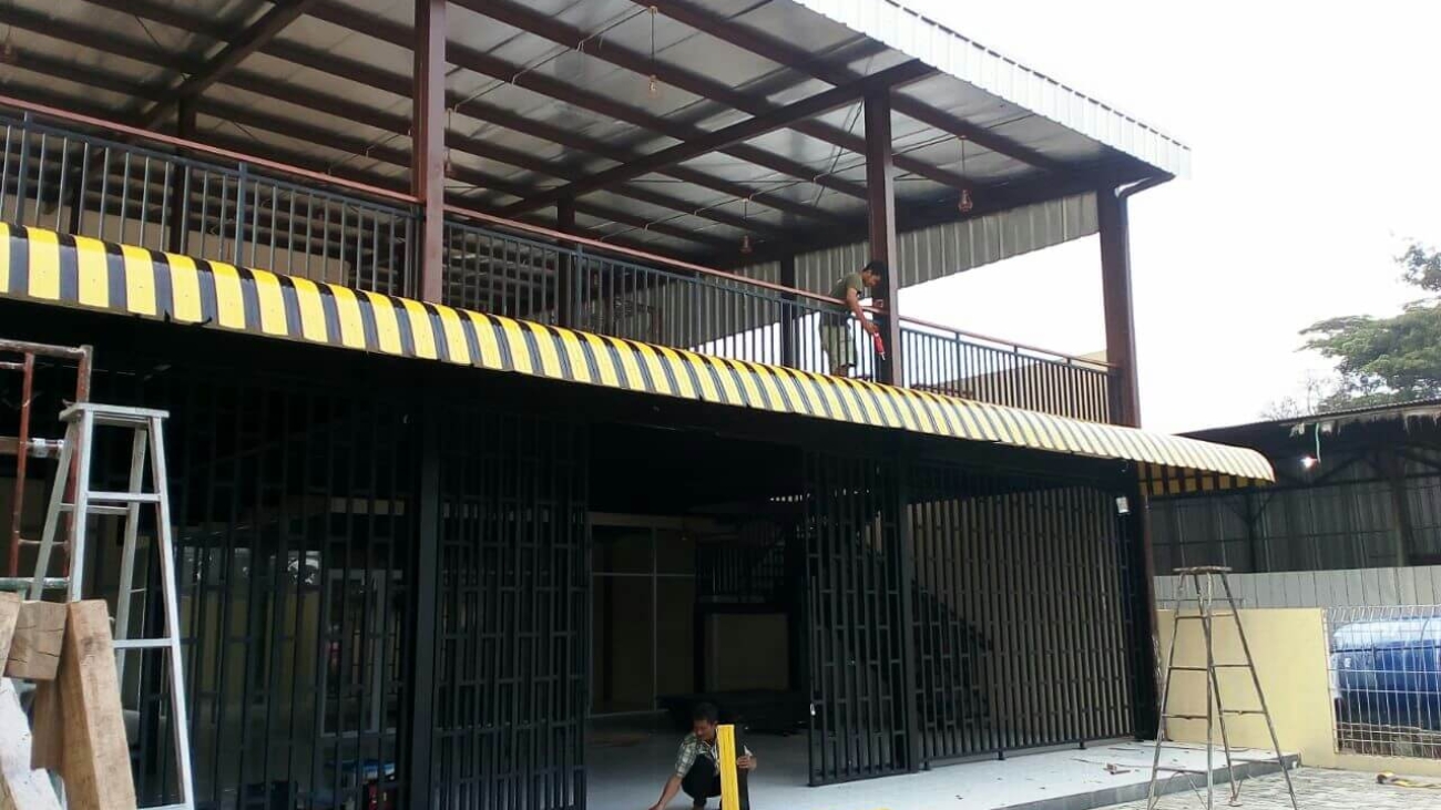 canopy kain bekasi