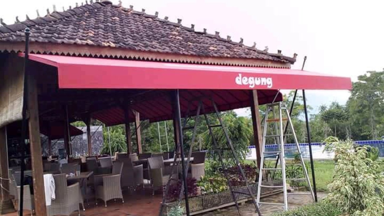 canopy kain bekasi